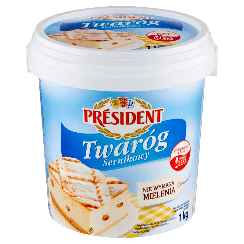 President Twaróg sernikowy wiaderko 1kg