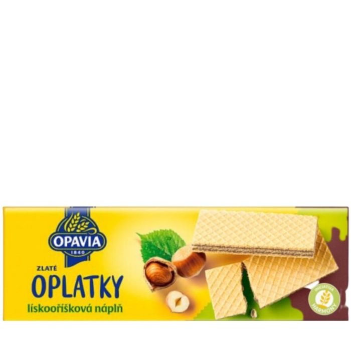 Opavia Zlaté Oplatky lískooříšková náplň 146g