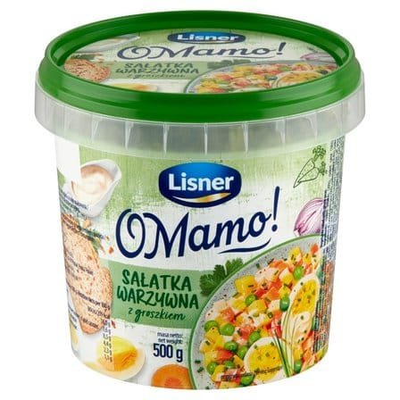 LISNER O Mamo! Sałatka warzywna z groszkiem 500 g