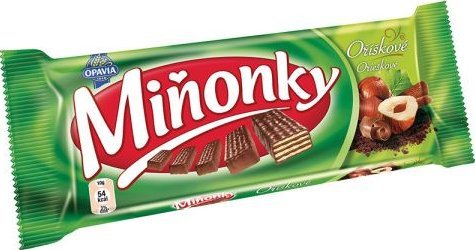 Opavia Miňonky Oříškové oplatky 50g