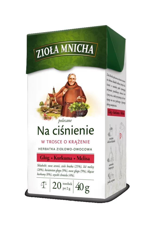 HERBAPOL BIG-ACTIVE ZIOLA MNICHA HERBATKA CIŚNIENIOWA ZIOŁOWO-OWOCOWA 2