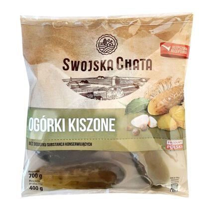 Swojska Chata Ogórki kiszone 700/400 g