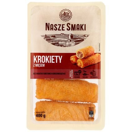 Nasze Smaki Krokiety z mięsem 400g