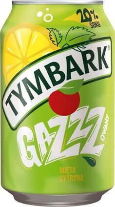 Tymbark gazzzowany Napój mięta cytryna 330 ml