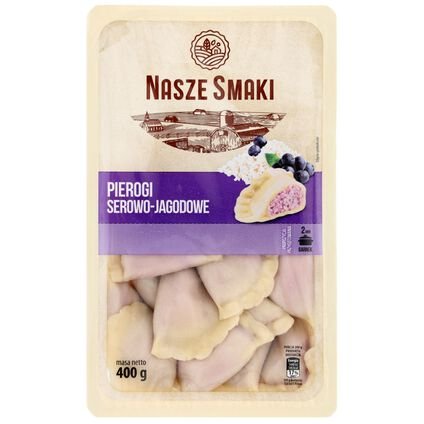 Nasze Smaki Pierogi serowo jagodowe 400g