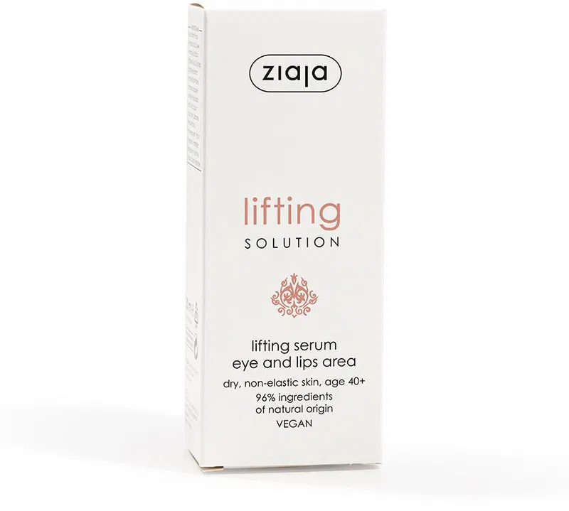 ZIAJA Lifting Solution 40+ Sérum pod oči a okolí rtů 30 ml