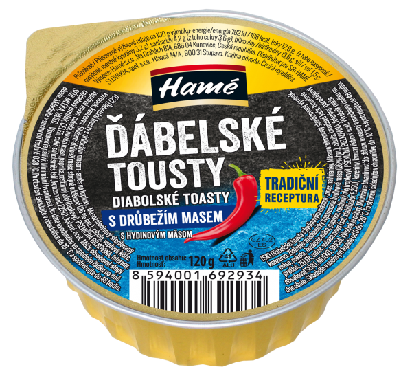 Hamé Ďábelské tousty směs na topinky 120g