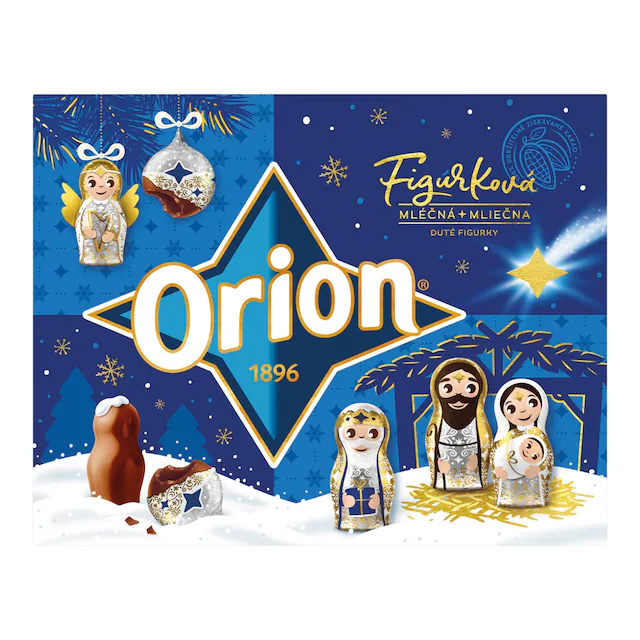 Orion Figurková vánoční kolekce mléčná 348 g
