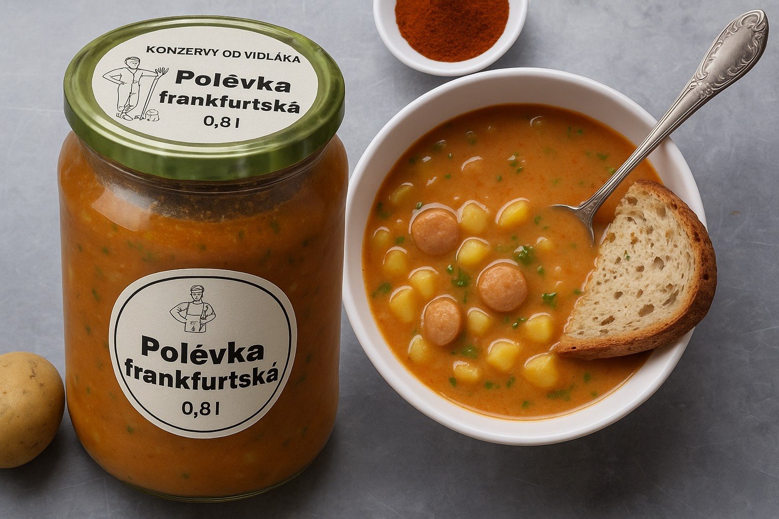 Frankfurtská polévka – 0,9 l